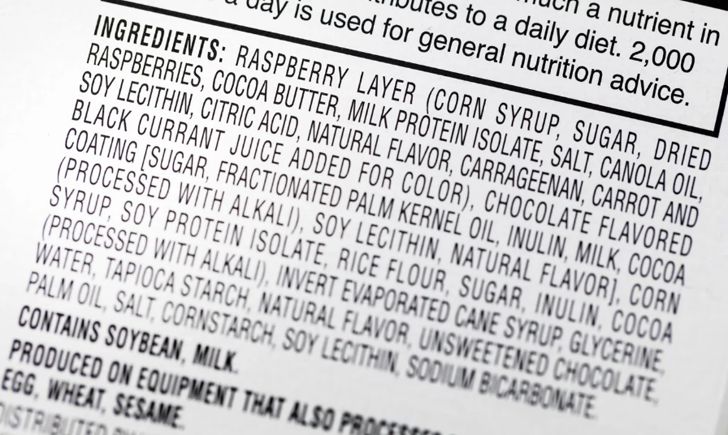 clean label