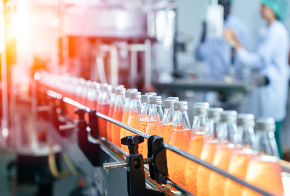 Flavored beverage production line