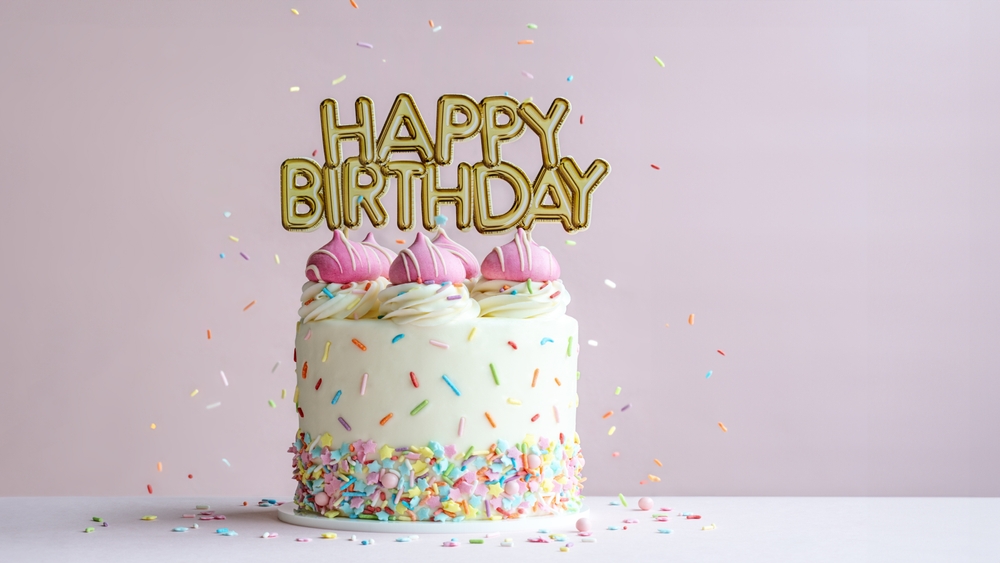 Birthday cake vanilla flavored buttercream