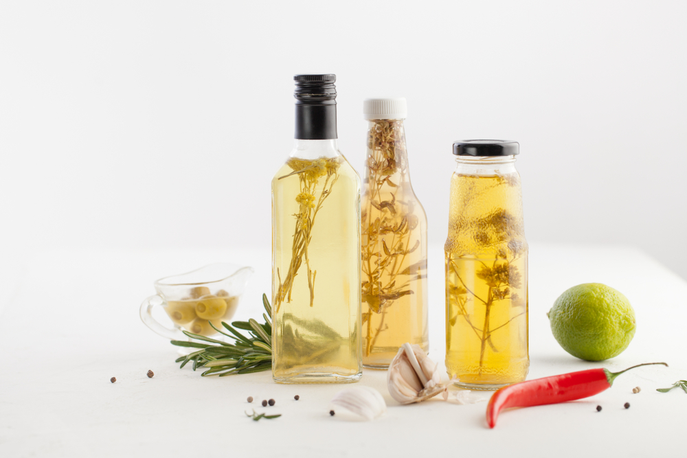 Herb infused olive oil