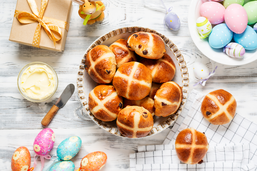 UK Easter Flavors hot cross buns