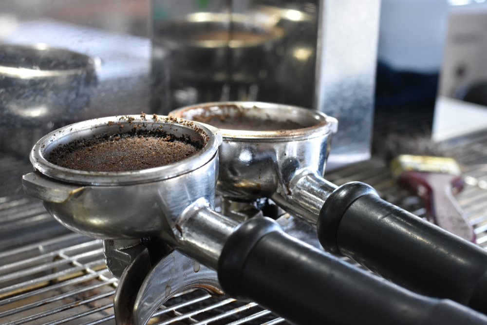 Spent coffee grinds