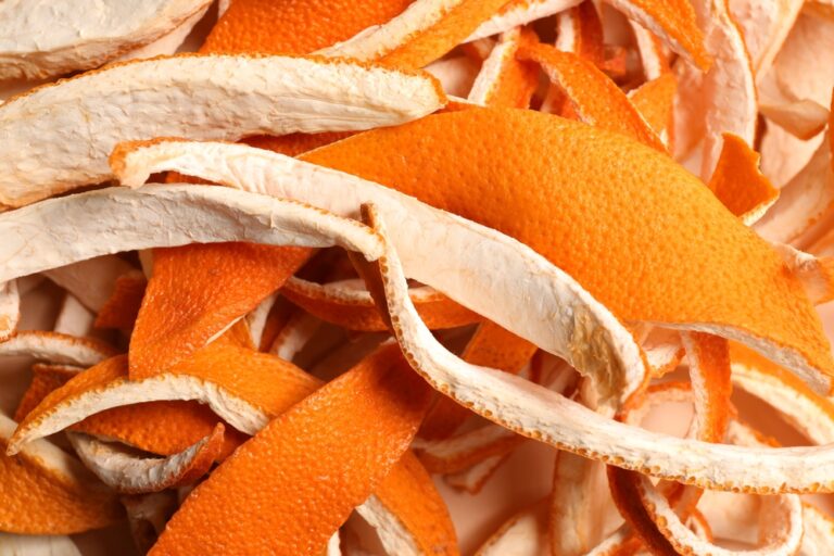 Upcycled ingredients - orange peels