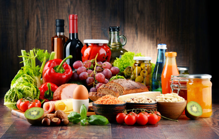 Variety of organic food products for functional foods and beverages