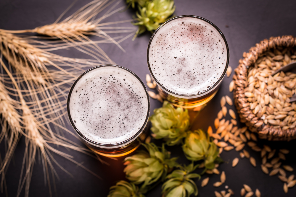 Assorted craft beers