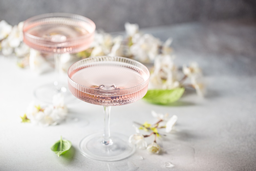Craft spirit flavors - pink vodka cosmopolitan cocktail 