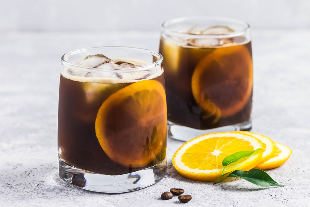 Orange spiced cold brew coffee