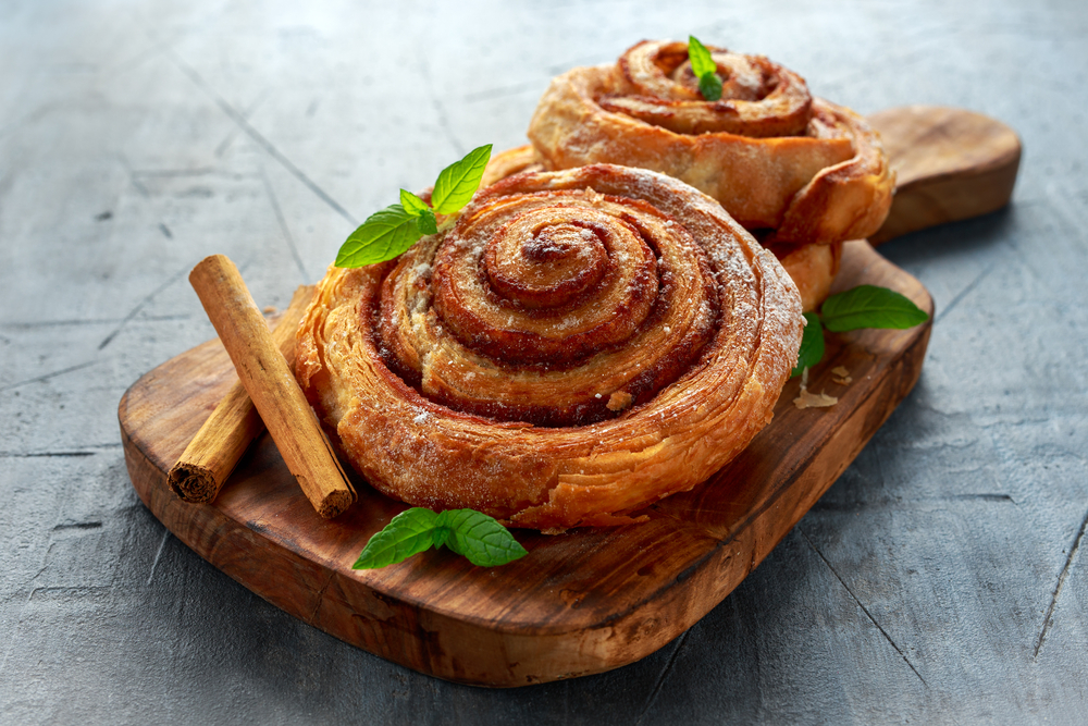 Freshly Baked Traditional Sweet Cinnamon Roll