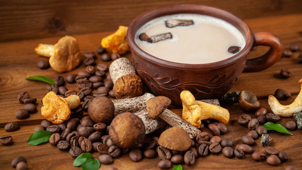 Post pandemic flavor trends Mushroom coffee shutterstock 1122109559